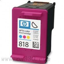 惠普(HP)CC643ZZ 818彩色原裝墨盒 約165頁 適用惠普噴墨F2418,F2488,F4238,F4288,F4488，C4688,C4788，D1668,D2568,D2668,D5568，Envy 110