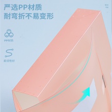 得力63211-55mm彩透檔案盒(透明)(個)