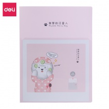 得力72553_40頁資料冊(cè)(紅)