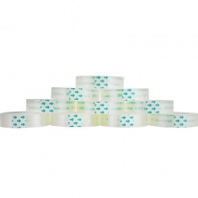 得力30014文具膠帶12mm×20y×38um(12卷/筒)
