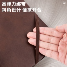 得力22215記事本(棕色)(本)